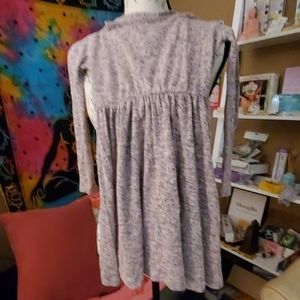 Girls sz s7/ 8 long sleeve dress with crisscross
